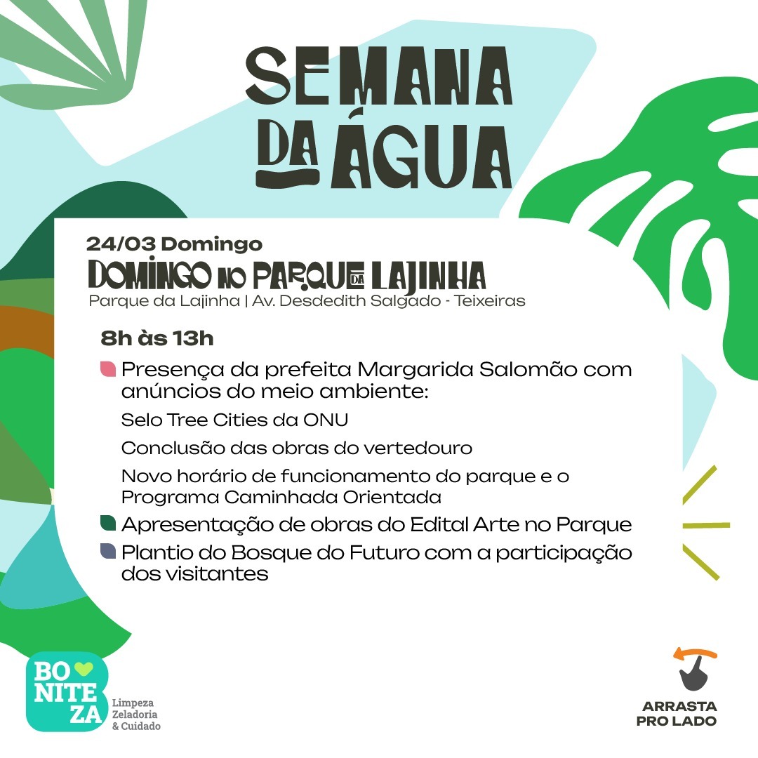 Paraibuna Embalagens participa de Dia Mundial da Água, domingo, no Parque da Lajinha