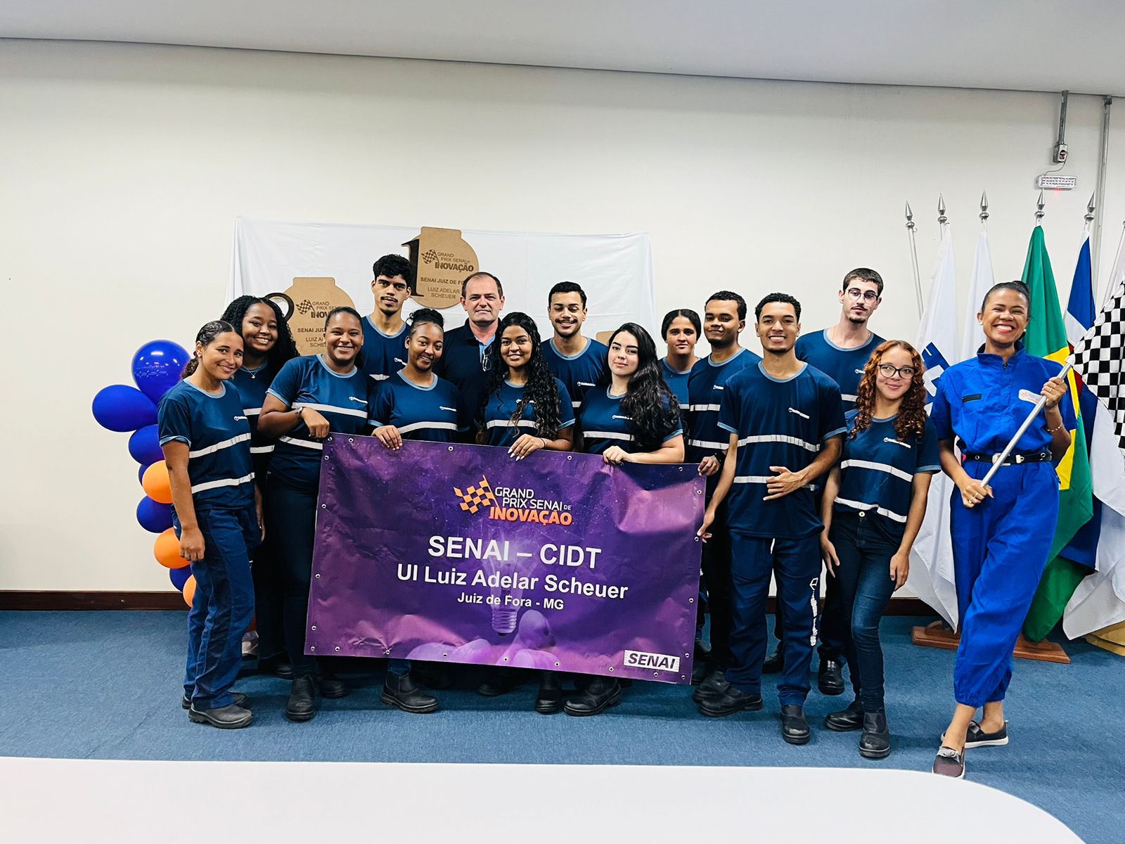 Aprendiz da Paraibuna Embalagens fica em primeiro lugar na disputa de equipes do Grand Prix Senai de Inovação