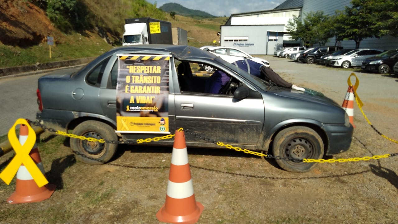 Campanha Maio Amarelo alerta para segurança no trânsito com o tema "Paz no trânsito começa por você"