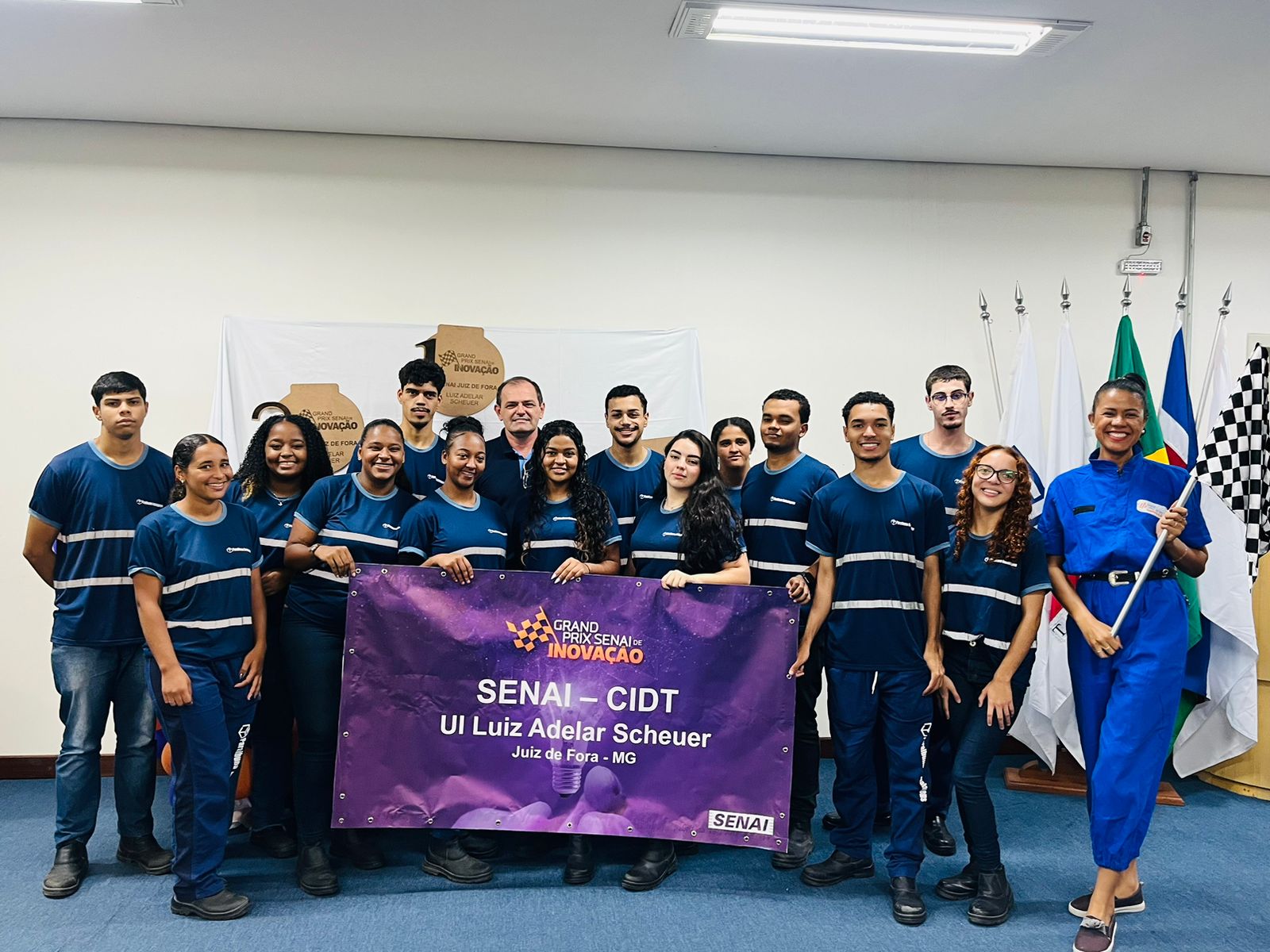Aprendiz da Paraibuna Embalagens fica em primeiro lugar na disputa de equipes do Grand Prix Senai de Inovação