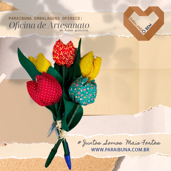 Paraibuna Embalagens promove oficina de artesanato gratuita