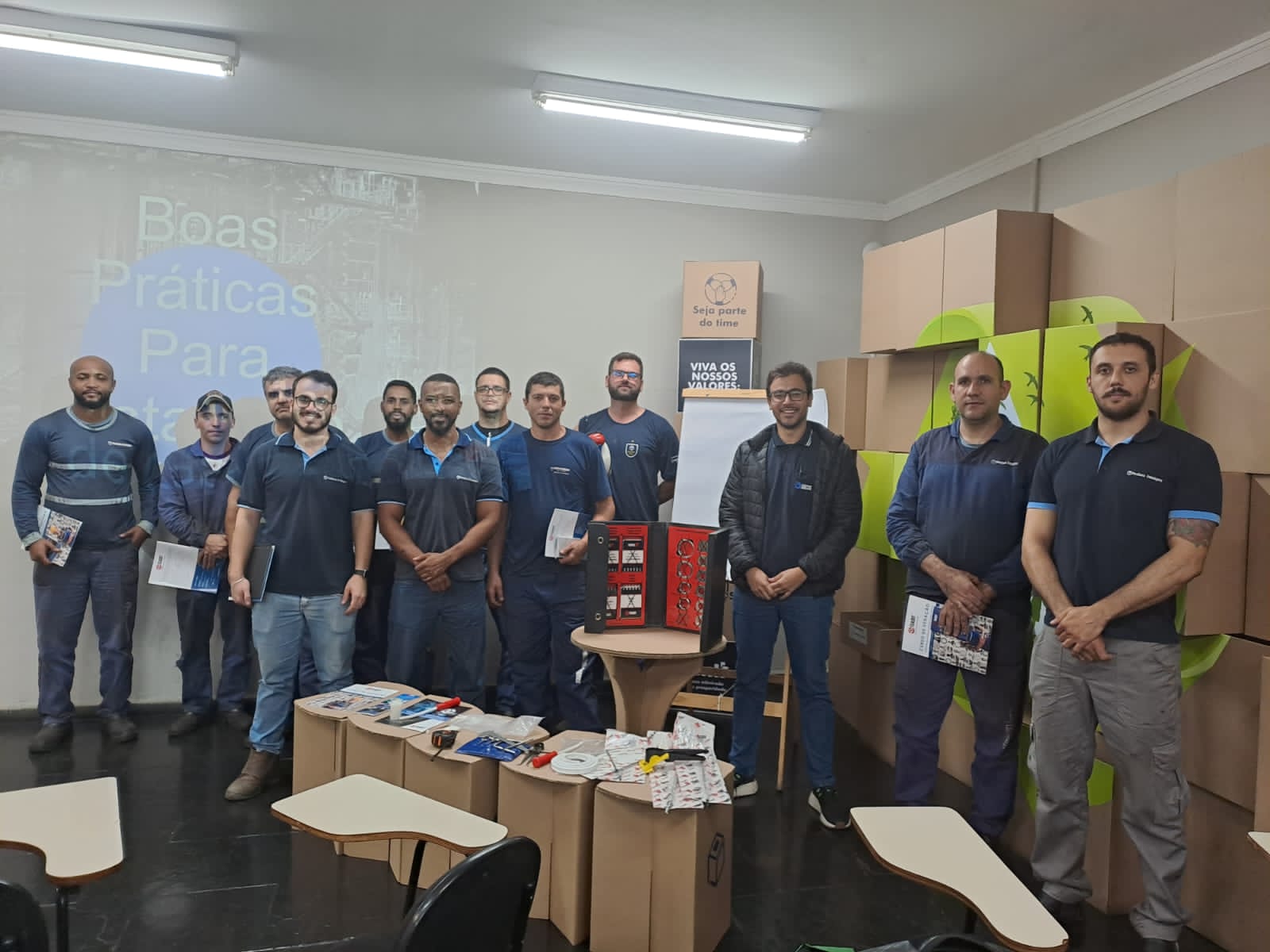Paraibuna Embalagens dá sequência às atividades de aprendizagem contínuo nos setores de manutenção e expedição.