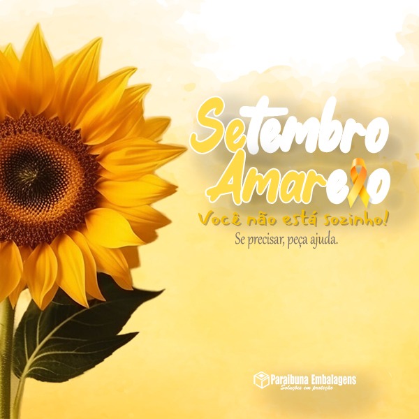 Setembro amarelo é um mês para conscientizar sobre a prevenção do suicídio e dar visibilidade à causa