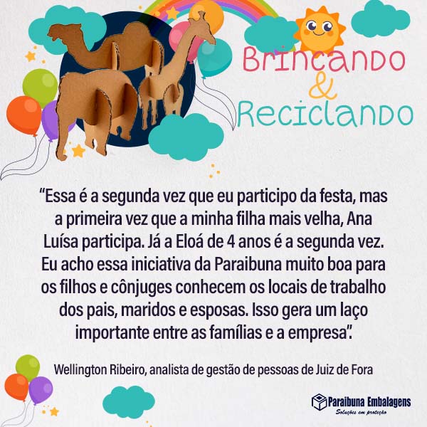 Paraibuna Embalagens promove festa para comemorar o Mês das Crianças