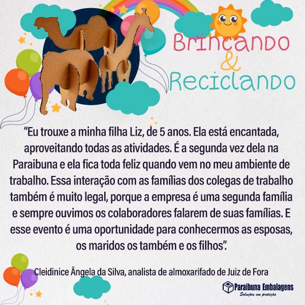 Paraibuna Embalagens promove festa para comemorar o Mês das Crianças